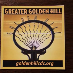 Golden Hill Sticker